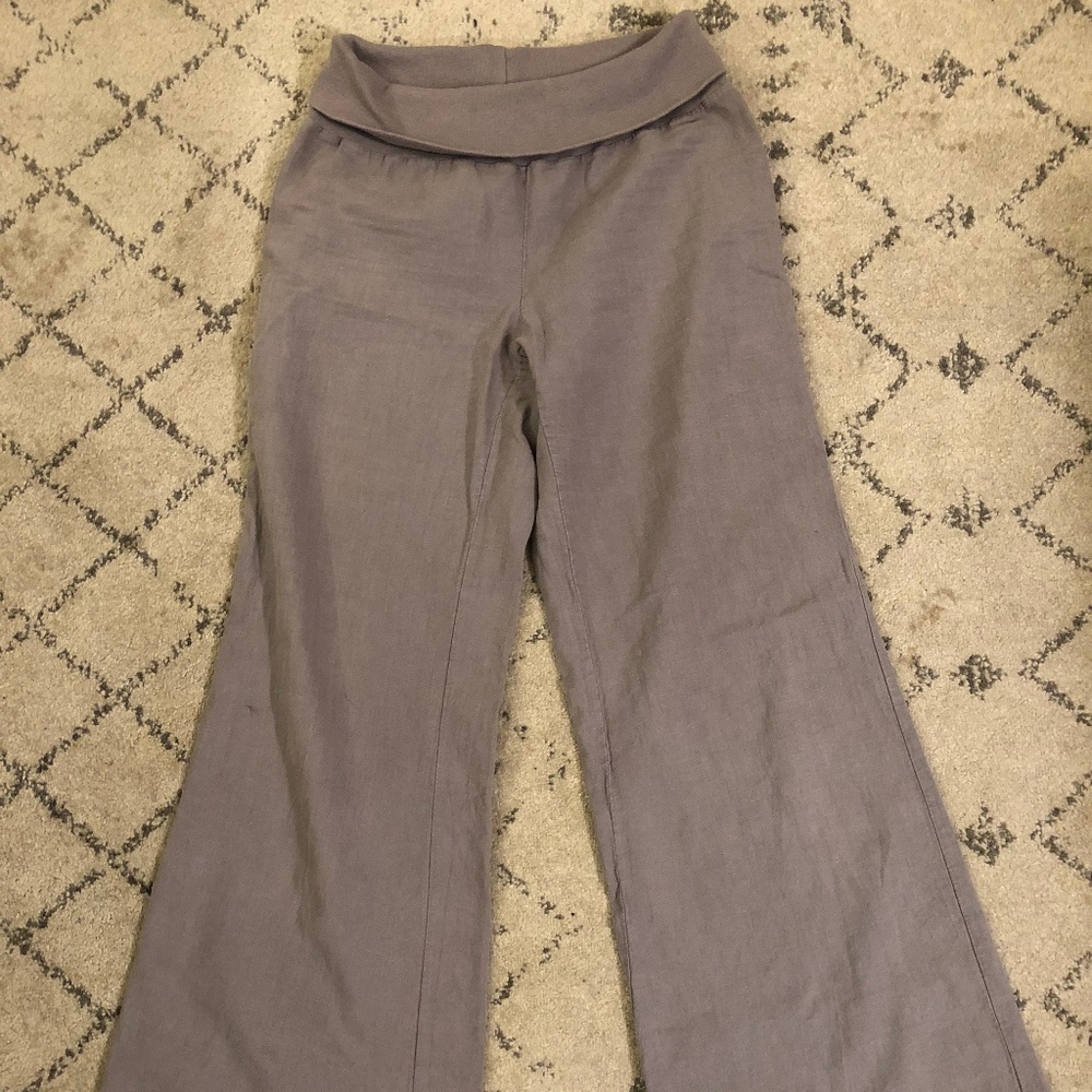 Natural Highlife Style Linen Pants